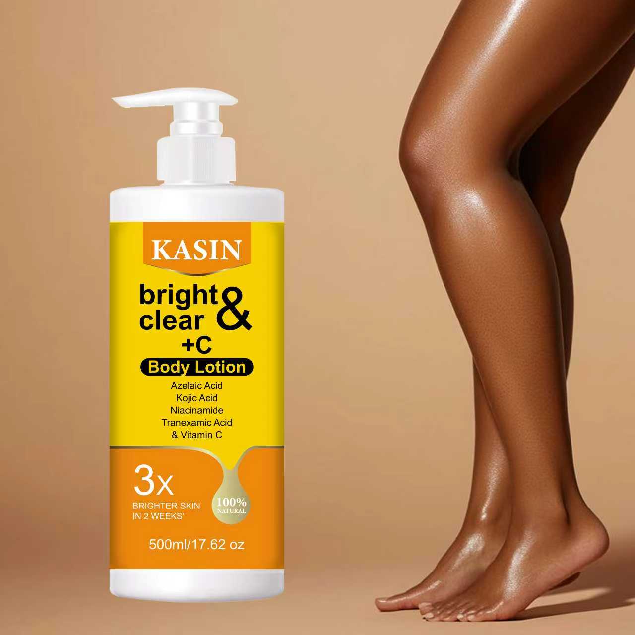 Kasin Bright & Clear +C Body Lotion smooth